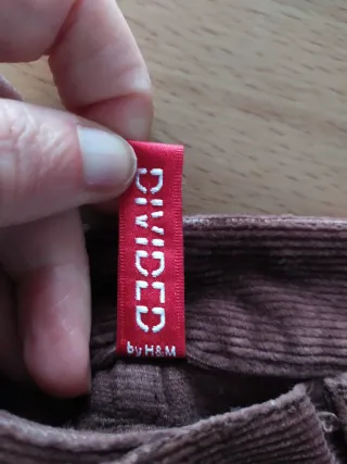 Minifalda de pana marrón