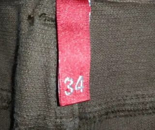 Minifalda de pana marrón