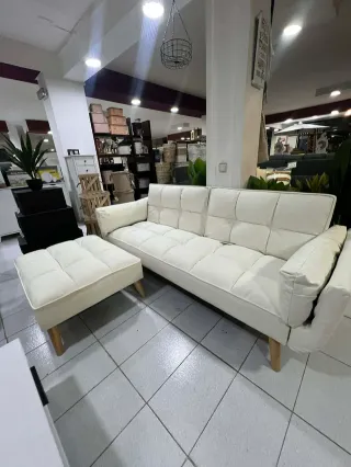 Sofá Cama Individual Blanco