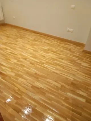 Tarima de parquet de madera