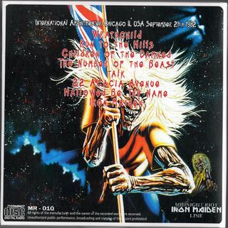 CD Iron Maiden Chicago 1982 Live
