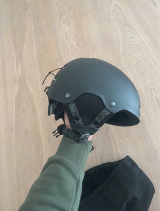 Casco esquí nuevo negro con funda - Talla M 55/58