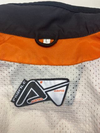 Chaqueta Moto Enduro Naranja/Negra