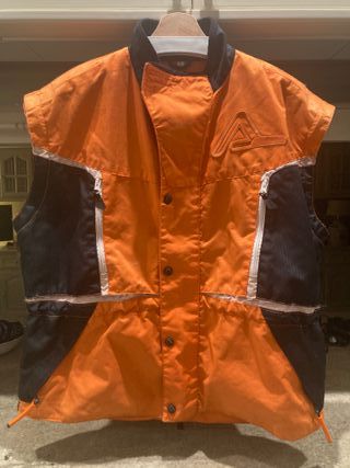 Chaqueta Moto Enduro Naranja/Negra