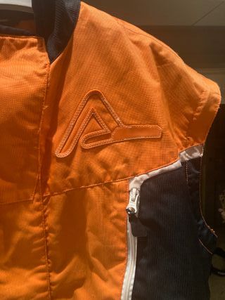 Chaqueta Moto Enduro Naranja/Negra