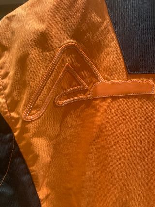 Chaqueta Moto Enduro Naranja/Negra