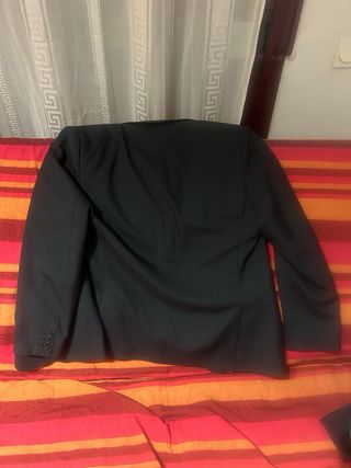 Traje juvenil Chacal Talla 46 Negro/Azul
