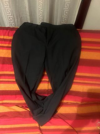 Traje juvenil Chacal Talla 46 Negro/Azul
