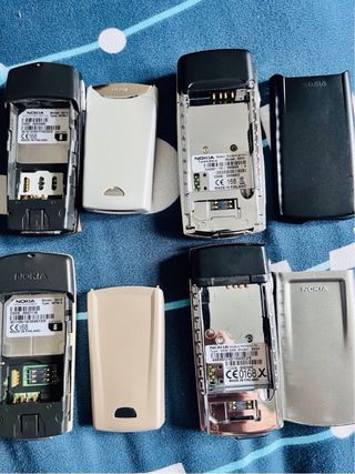 Nokia 8855 - 8850 Plata y Negro