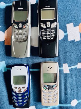 Nokia 8855 - 8850 Plata y Negro