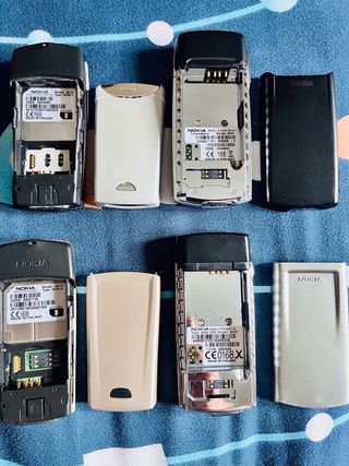 Nokia 8855 - 8850 Plata y Negro