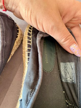 Alpargatas Tommy Hilfiger Azul Marino con Lentejue