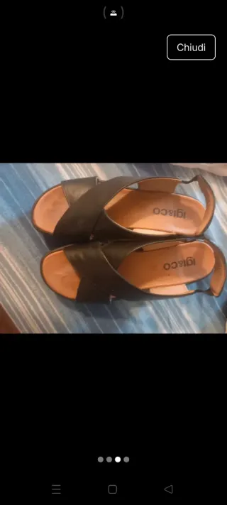 Sandali Igi&Co neri