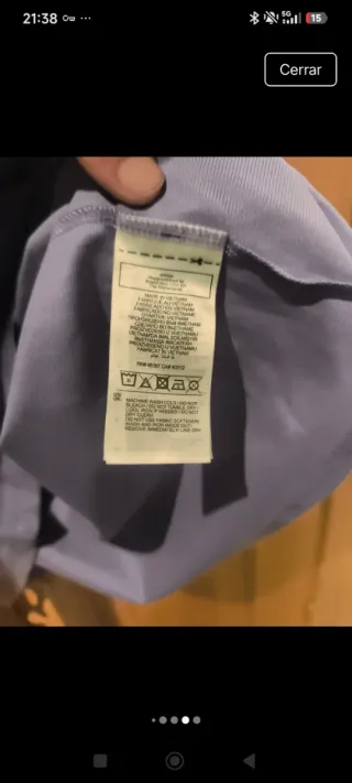 Camiseta Real Madrid Adidas Talla XL