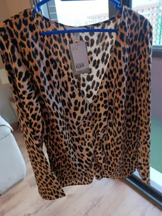 Blusa Leopardo Mujer XL