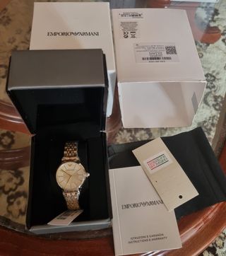 Reloj Emporio Armani Dorado original