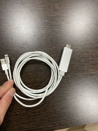 Cable conexion tv con iphone