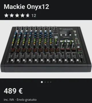 Mixer Analogico Mackie Onyx12