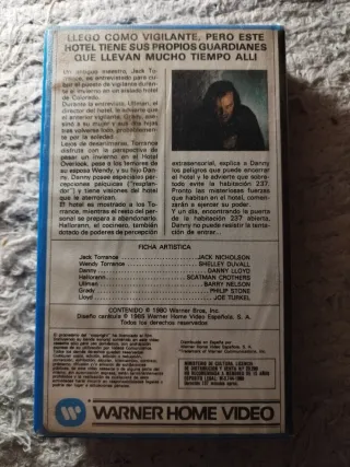 Il Risplendente su betamax di Warner Home Video