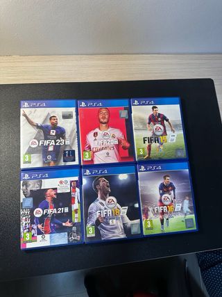 Lote 6 Videojuegos FIFA PS4