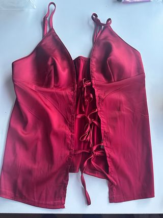 Top tirantes SHEIN granate