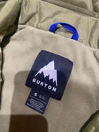 Buzo Burton niño talla 5