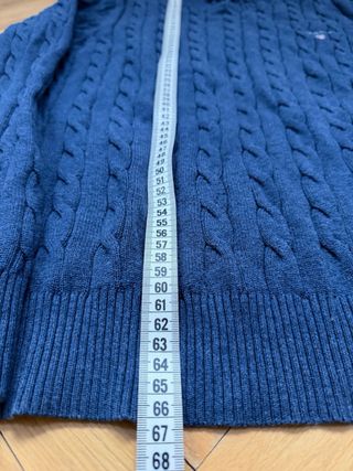 Jersey Gant Trenzado Azul Marino Talla M