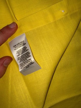 Camisa Ralph Lauren Lino Amarilla , con etiquetas
