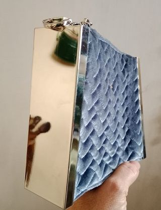 Bolso fiesta Purificación García azul