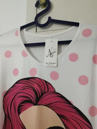 Camiseta Manga Larga Estampada Niña
