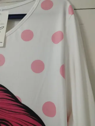 Camiseta Manga Larga Estampada Niña