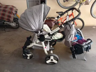 Carro 3 en 1 Quero como nuevo