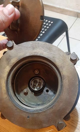 Luz de fondeo náutica bronce Unilux