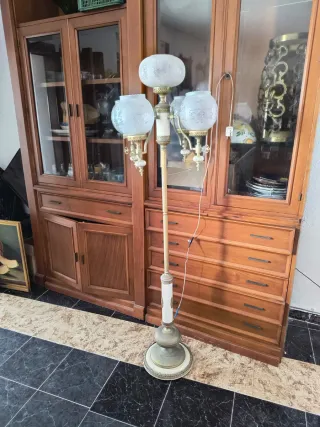 lampara de pie antigua vintage