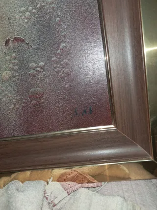 Cuadro religioso Cristo enmarcado