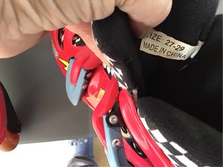 Patines Cars Disney Talla 27-29