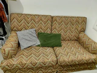 Sofá de 3 plazas estampado