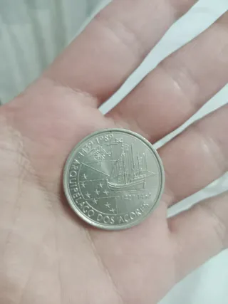 2 Monedas 100 Escudos Portugal