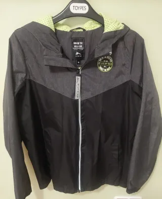 Parka chico Décimas Tenth gris/verde