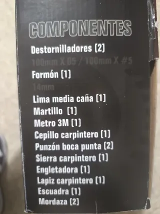 Maletín Profesional Herramientas 15 Piezas