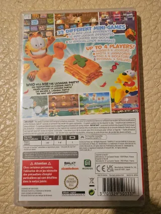 Juego Nintendo Switch Garfield Lasagna Party