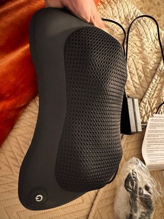 Cojín Masaje Cervical Negro
