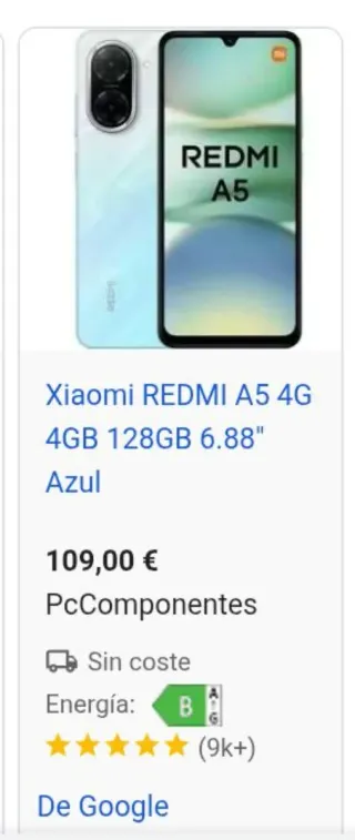 Xiaomi Redmi A5 4G 128GB Azul
