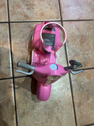 Moto Baby Born rosa con mando