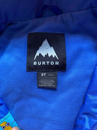 Mono de esquí infantil Burton 3T(3años).