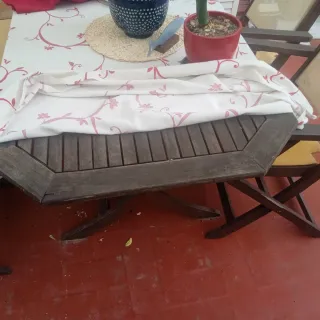 Mesa de teca para exterior