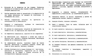 Temario oposiciones secundaria francés