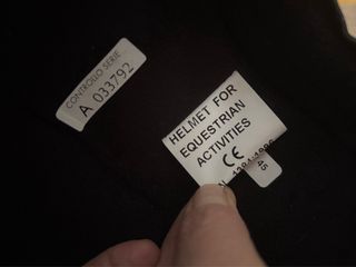 Casco equitazione nero LAS