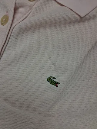Polo Lacoste donna rosa taglia 3