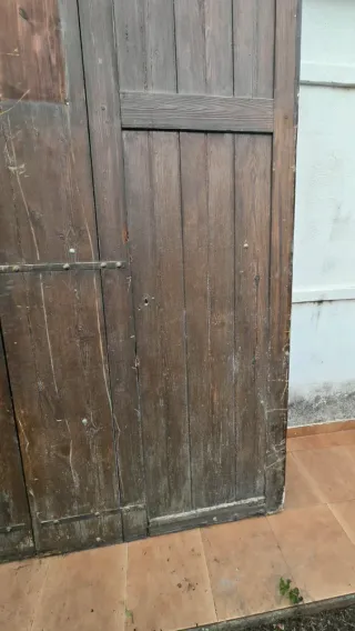 Puerta de madera mobila